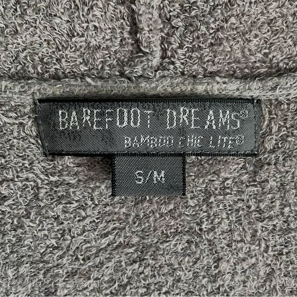 Barefoot Dreams Bamboo Chic Lite Calypso Ombre Cardigan Pewter Grey Navy - Picture 9 of 13